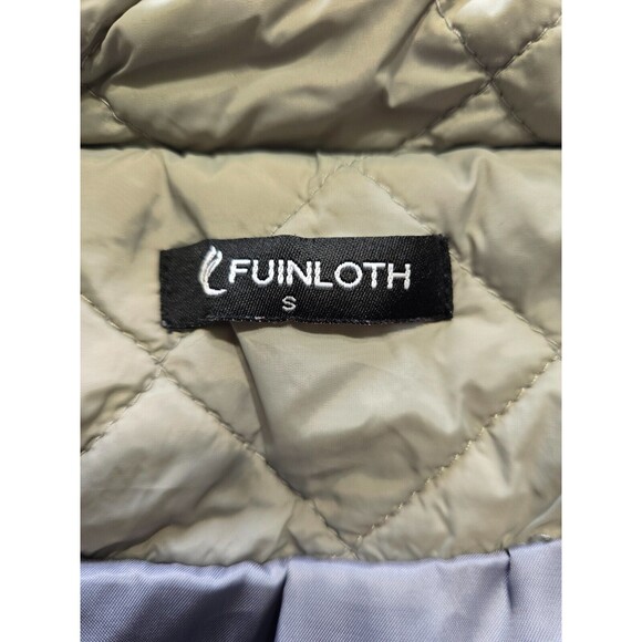 Fuinloth Quilted Gray Full Front Zip Vest Women Size S - Picture 5 of 6